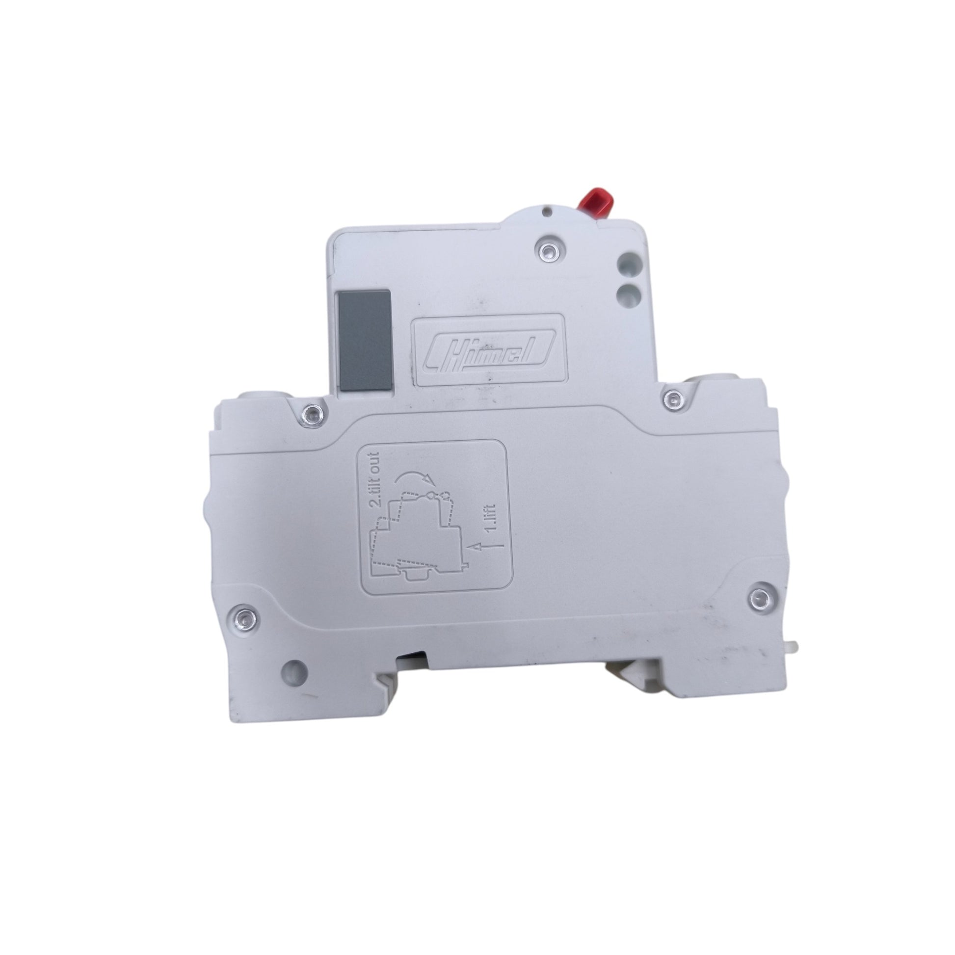 Electrical component with a brand logo on a white background