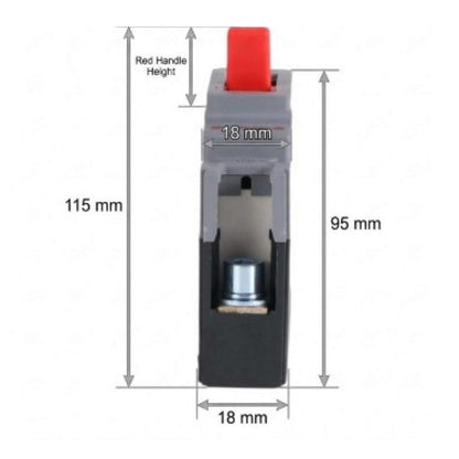 Himel 80A 1 Pole Molded Case Circuit Breaker 20KAIC 400V MCCB HDM2125L0801