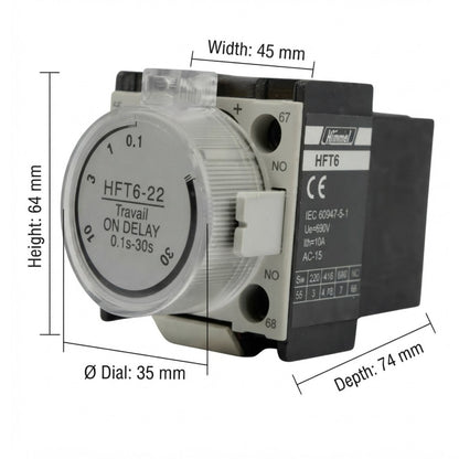 Himel Air Delayed Head for Magnetic Contactor HFT6-22