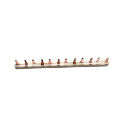 Metal rod with one end cylindrical and the other hexagonal on a white background