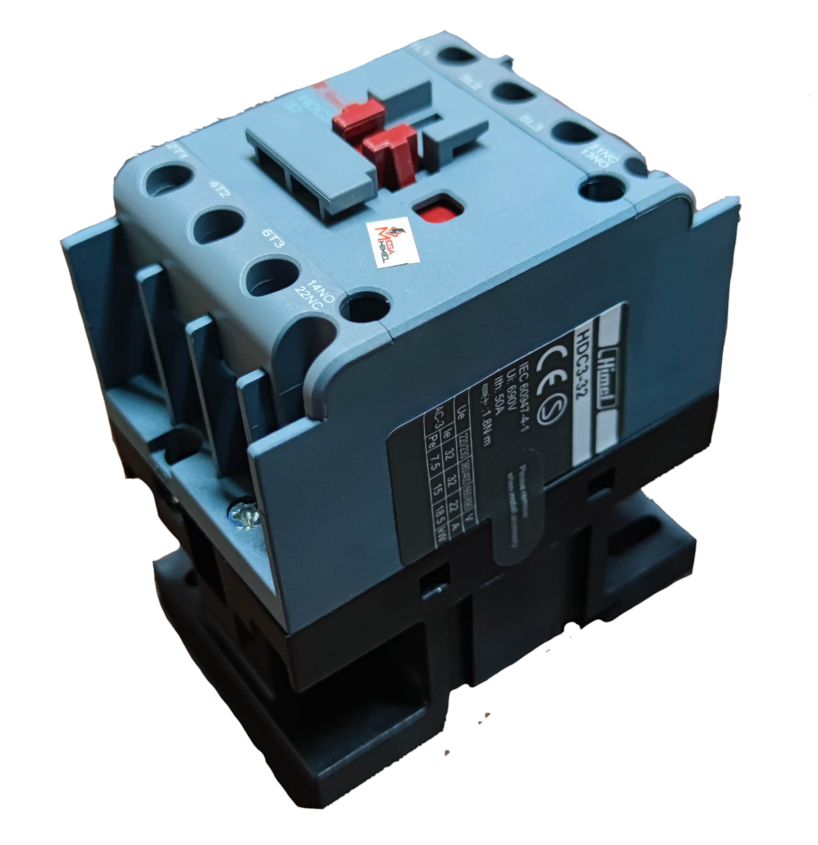Himel Magnetic Contactor 32A 220V Coil 1NO/ 1NC HDC33211M7 Electx Electrical Supply