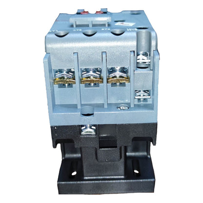 Electrical contactor on a white background
