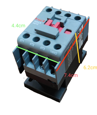 Himel Magnetic Contactor 6A 220V Coil 4NO HDC3061M7 Electx Electrical SUpply 7