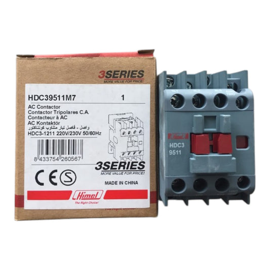 Himel Magnetic Contactor 95A 220V Coil 1NO/1NC HDC39511M7