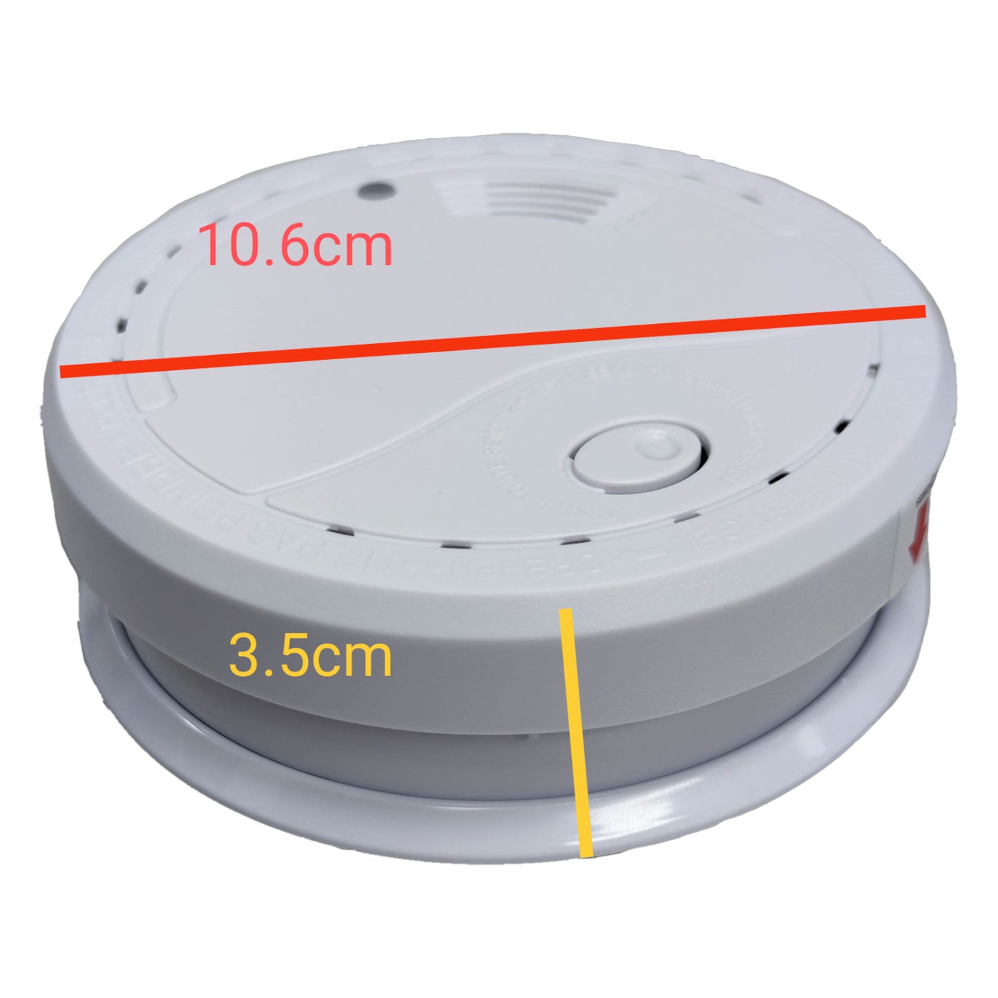 Home Safe Smoke Detector 9V Smoke Alarm Photoelectric SS-366