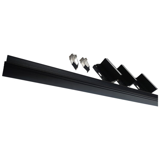 ILLUMIQ TERRA Magnetic Track Light 1 Meter 50mm with 3pcs 6W LED Foldable Flood Track Light Warm White 3000K 220V