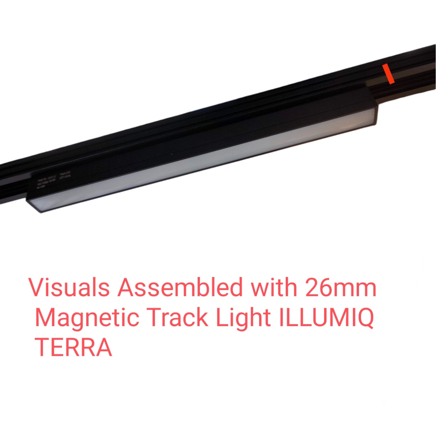 ILLUMIQ TERRA 12W LED Flood Track Light Ceiling Fixture Warm White 3000K