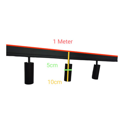 ILLUMIQ TERRA LED Magnetic Track Light 1 Meter 50mm with 3pcs 12W LED Spot Track Light Cool White 4000K 220V