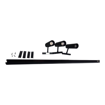 Clear eyeglasses with black accents on a white background