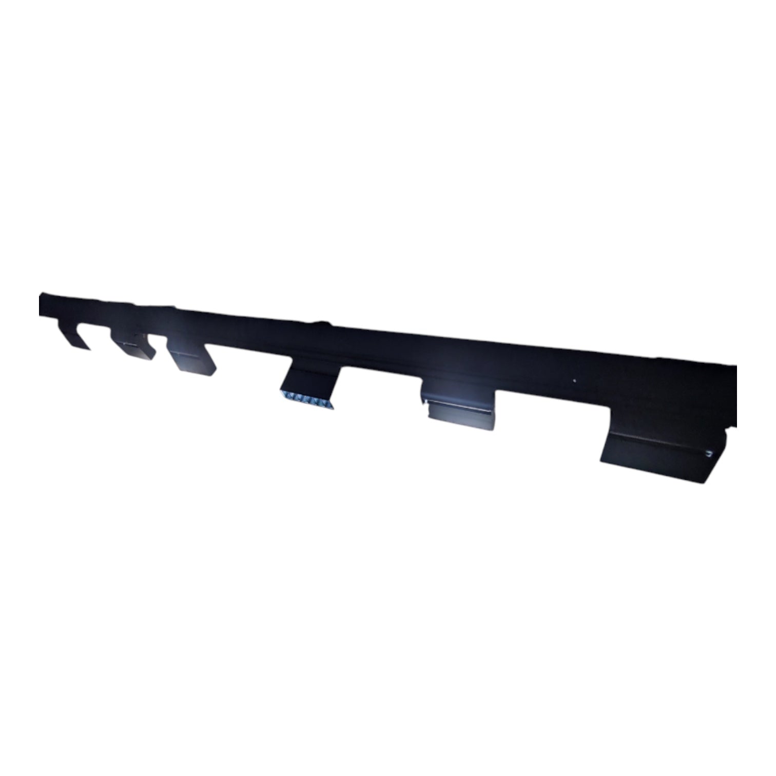 Blue eyeglasses on a white background