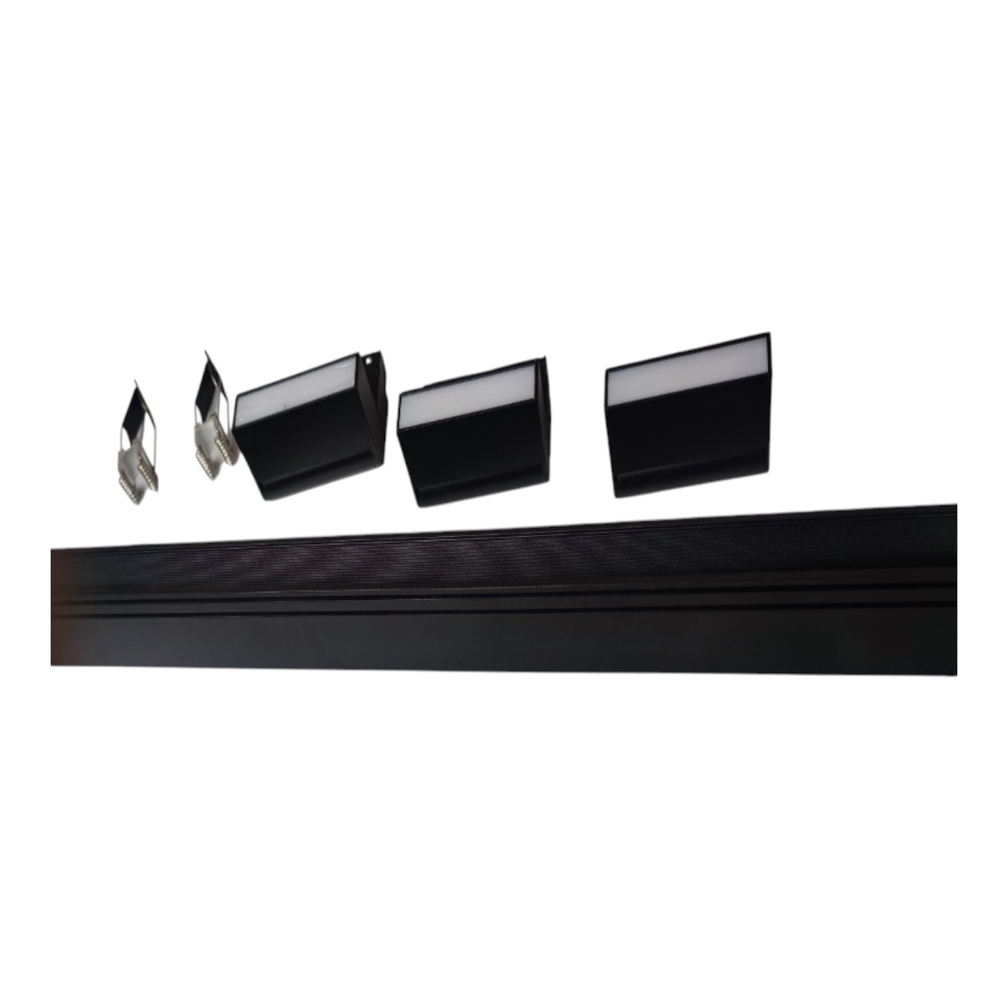 ILLUMIQ TERRA Magnetic Track Light 1 Meter 26mm with 3pcs 6W LED Foldable Flood Daylight 6500K 220V