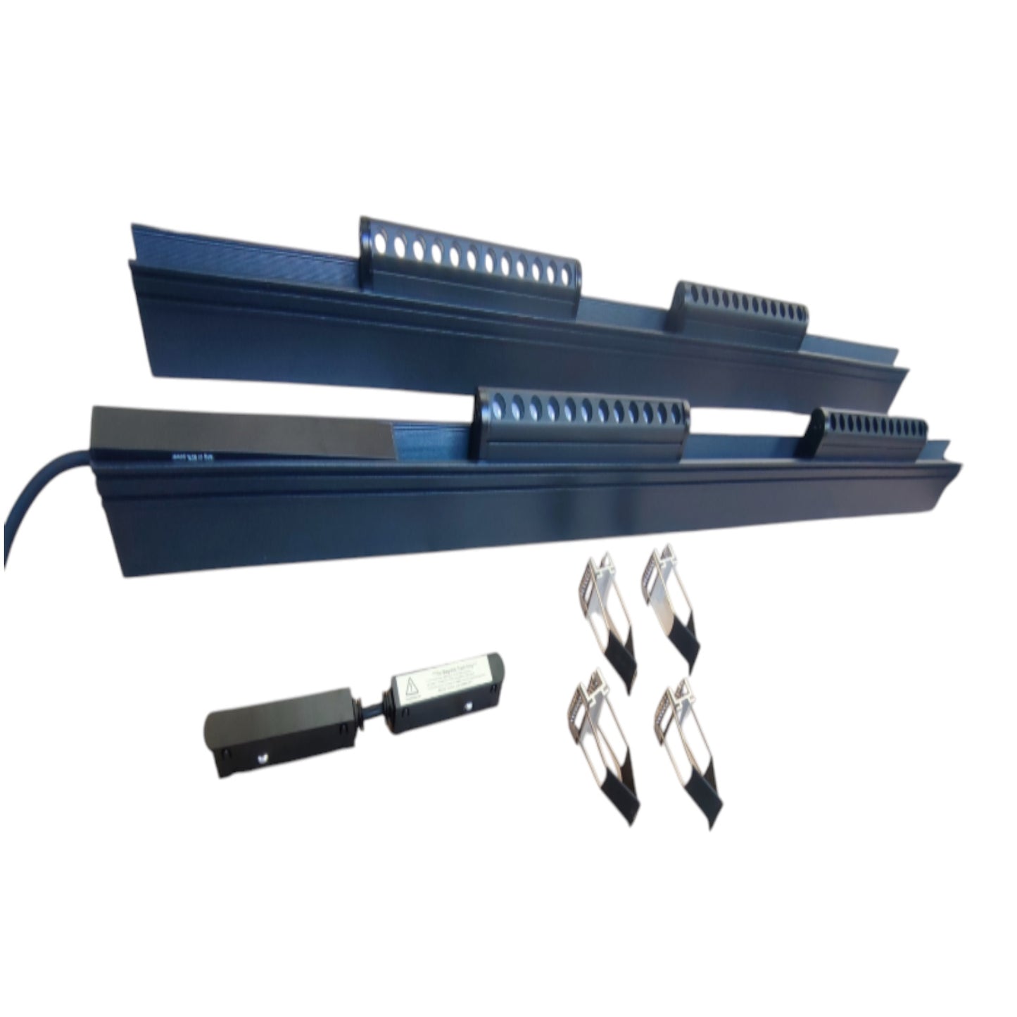 ILLUMIQ TERRA Magnetic Track Light 2 Meters 50mm with 2pcs 12W LED Rotary Grille Track Light 220V Daylight 6000K