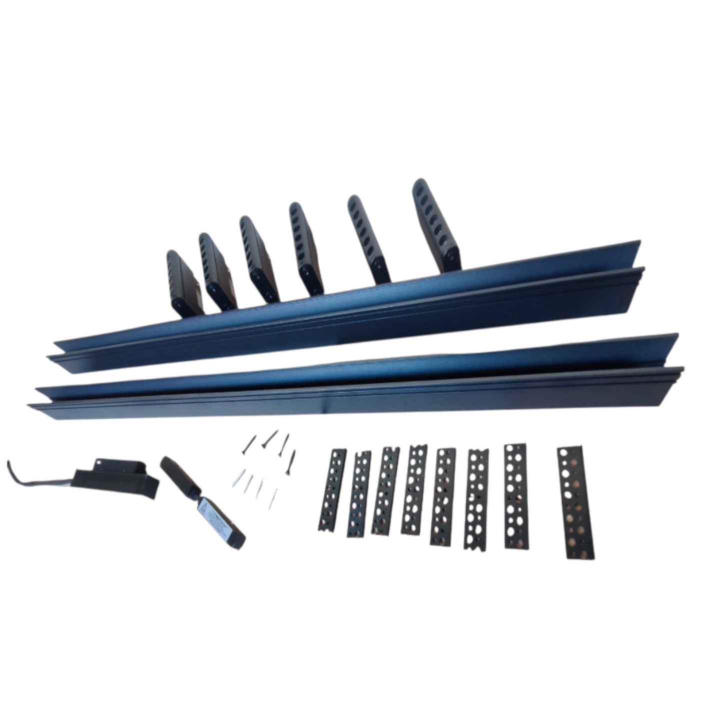 ILLUMIQ TERRA Magnetic Track Light 2 Meters 50mm with 6pcs 6W Rotary Grille Track Light 220V Warm White 3000K