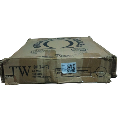 Omega TW 2.0mm 14/7 Stranded Electrical Wire (150 Meters)