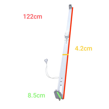 Delta 1x36W/40W Fluorescent Lighting Fixture Open Type 220V with Magnetic Ballast and Starter Holder OT5361MS