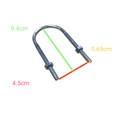 McGill 1/4 x 1 1/4 U-Bolt Zinc Plated MGUBLT1/4-1-1/4