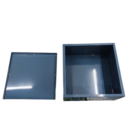 Pull Box 12 x 12 x 6 Inches Gauge 18 1.024mm Powder Coated Gray