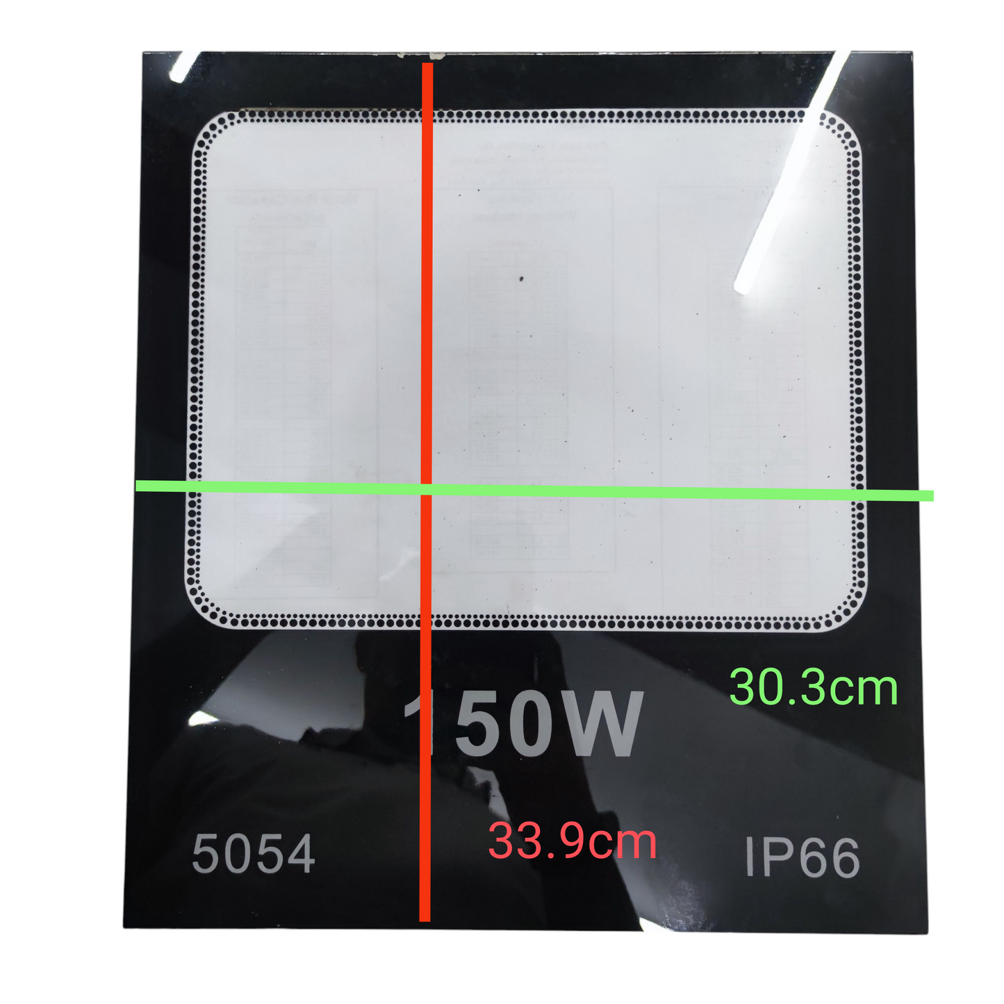 Replacement Glass Cover for 150W Flood Light 5054