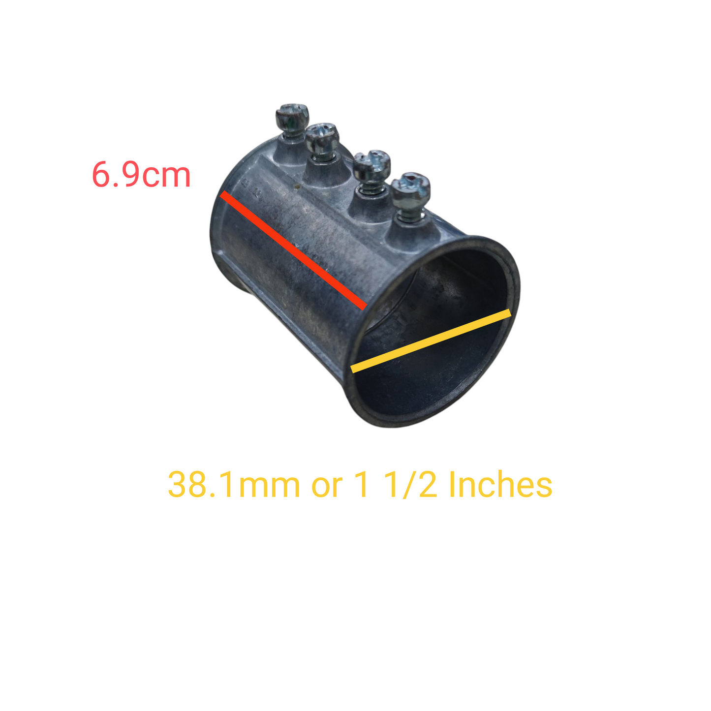 Local  1 1/2 Inch EMT Coupling 38.1mm