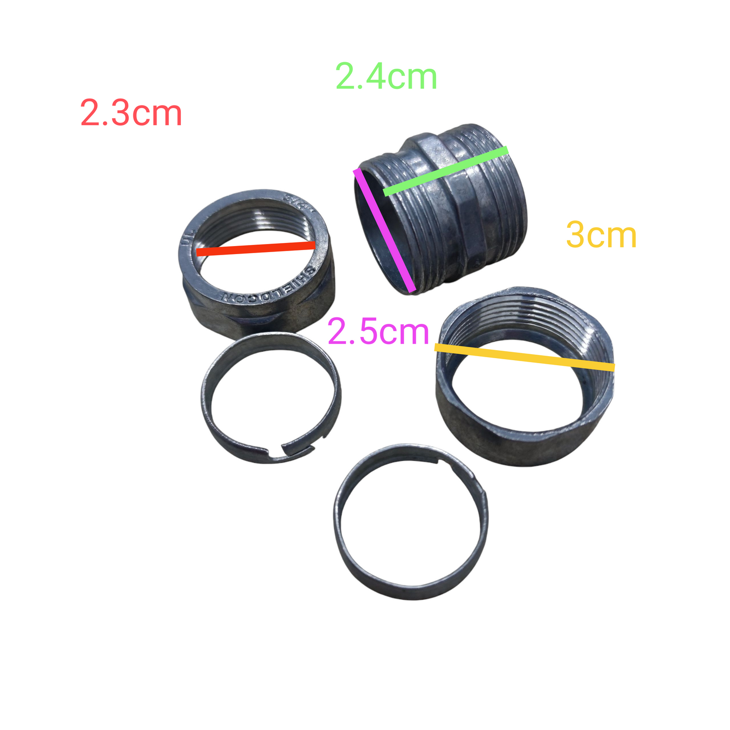 Local 3/4 EMT Coupling Compression Type 20mm