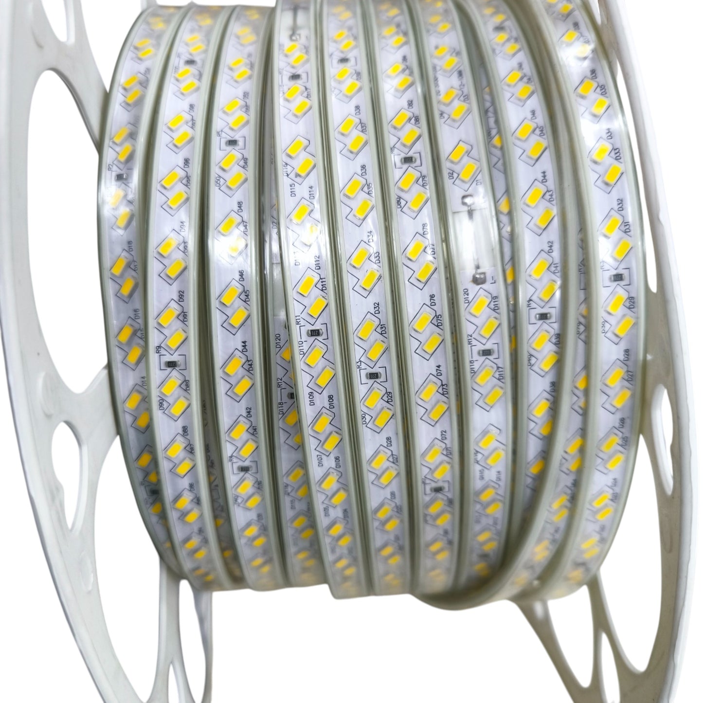 LED SMD Soft Stip Light Warm White 120LED Clear Body #5730 Per Meter
