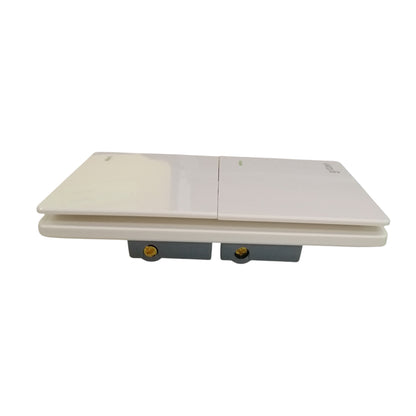 Grazen 2 Gang 3 Way Switch 16A 220V with Plate Cover Model GW-004 White