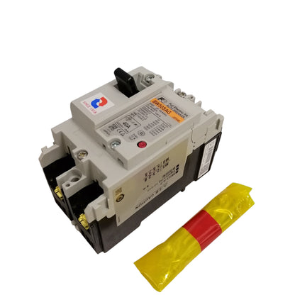 Fuji MCCB 40A MCCB 2 Pole molded case circuit breaker with black toggle switch and yellow accessory pack