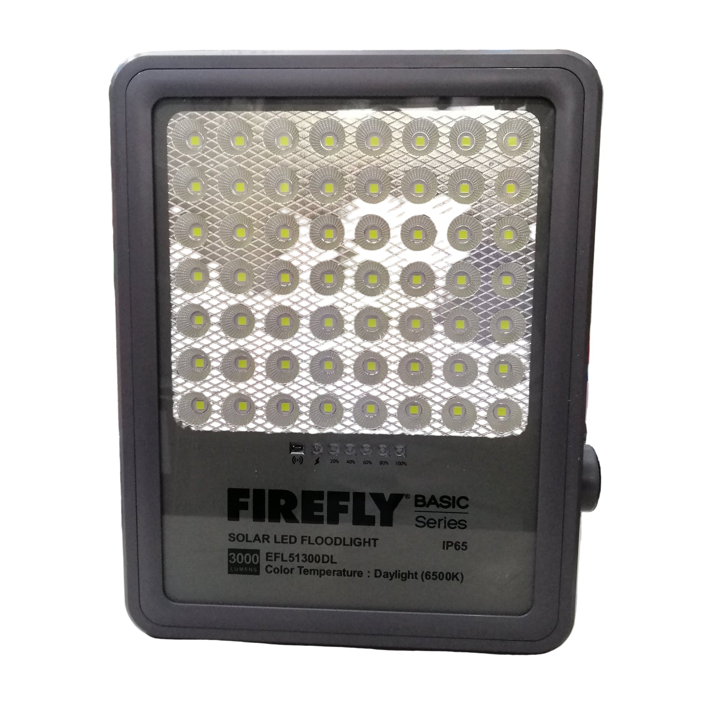Firefly Solar LED Floodlight 300W 12Hours working time 6500K Daylight