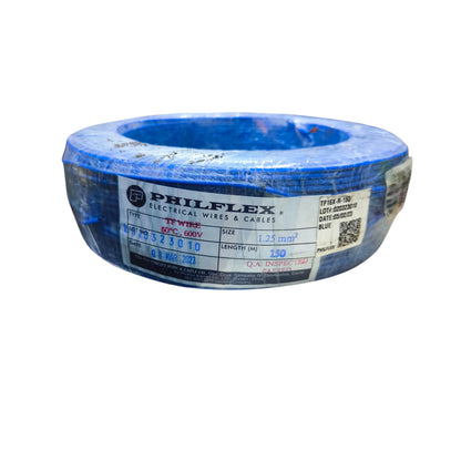 Philflex TF wire 16/7 1.25mm, Hook Up TF wire 1.25mm Blue PXTF16/7B