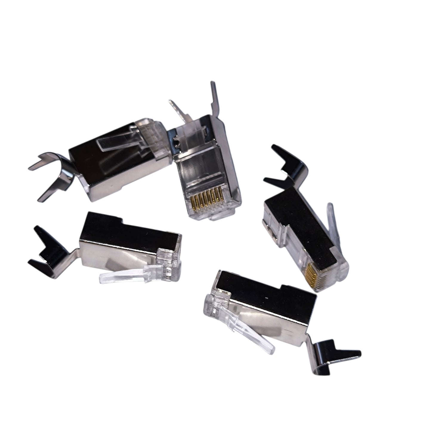 AMP CAT 7 RJ45 Connector Shielded Metal (5PCS) Per Order