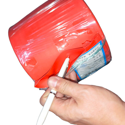 Heat Shrinkable Tube 100mm Red 16.5cm Width 1:2 Ratio 125 Degrees Celsius 1000V 1 Meter Per Order 25 Meters Per Roll