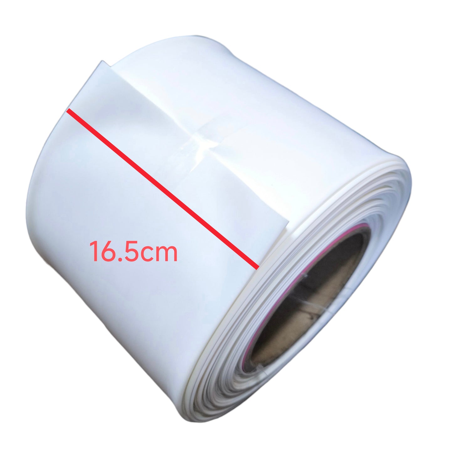 Heat Shrinkable Tube 100mm White 16.5cm Width 1:2 Ratio 125 Degrees Celsius 1000V 1 Meter Per Order 25 Meters Per Roll