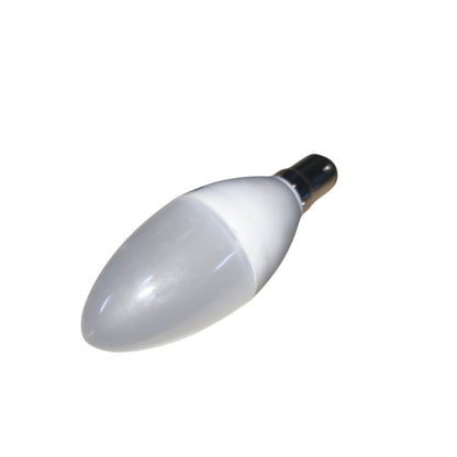 Glolux 5.5W LED Candle Bulb B15 Socket Warm White 3000K 470 Lumens Non- Dimmable