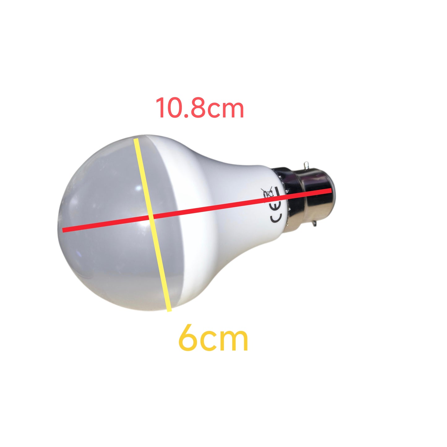 Glolux 10W LED Bulb B22 220V  3000K 806 Lumens Dimmable