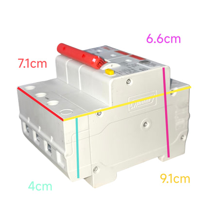 Himel 6A 3P+N 30mA 6 KAIC 220V Residual Current Operated Circuit Breaker RCBO with Overload Protection HDB3LE3C