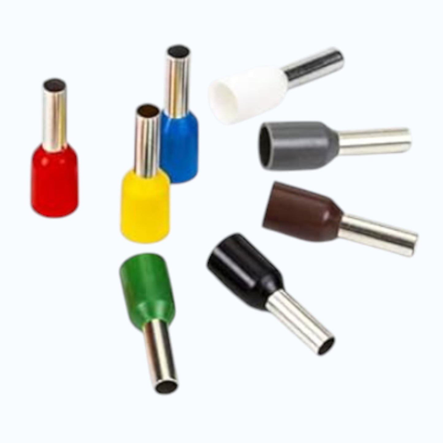 Insulated Cord End Sleeve, Ferrule Terminal Connectors 2.5MM AWG #14 Blue