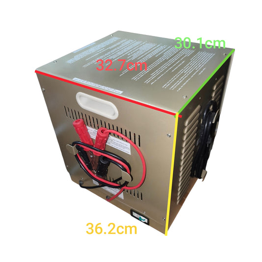 Izuki 30A Universal Battery Charger with Voltage Meter For 4pcs- 12V /2pcs- 24V Batteries UBC-4-30A Electx Electrical Supply