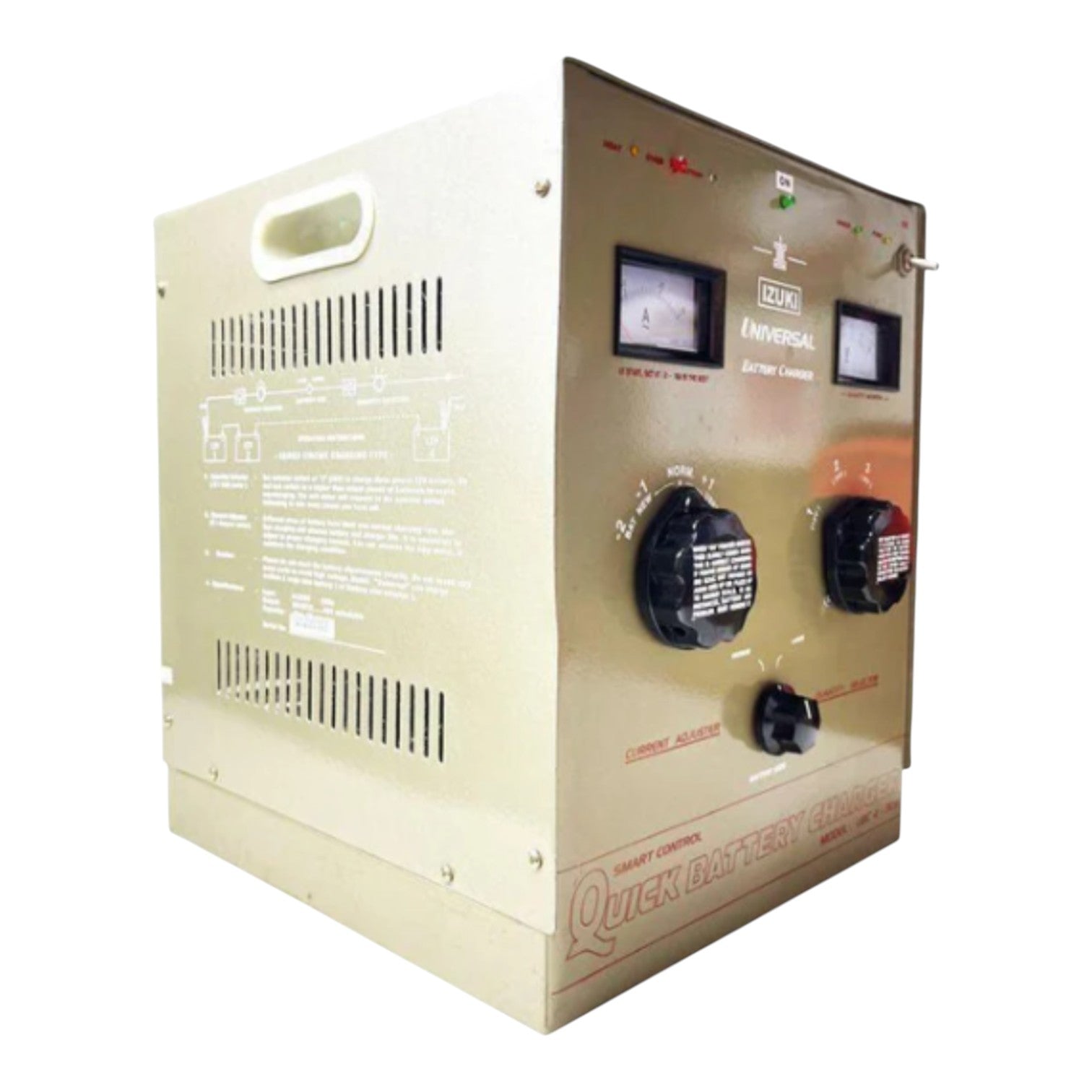 Izuki 30A Universal Battery Charger with Voltage Meter For 4pcs- 12V /2pcs- 24V Batteries UBC-4-30A Electx Electrical Supply