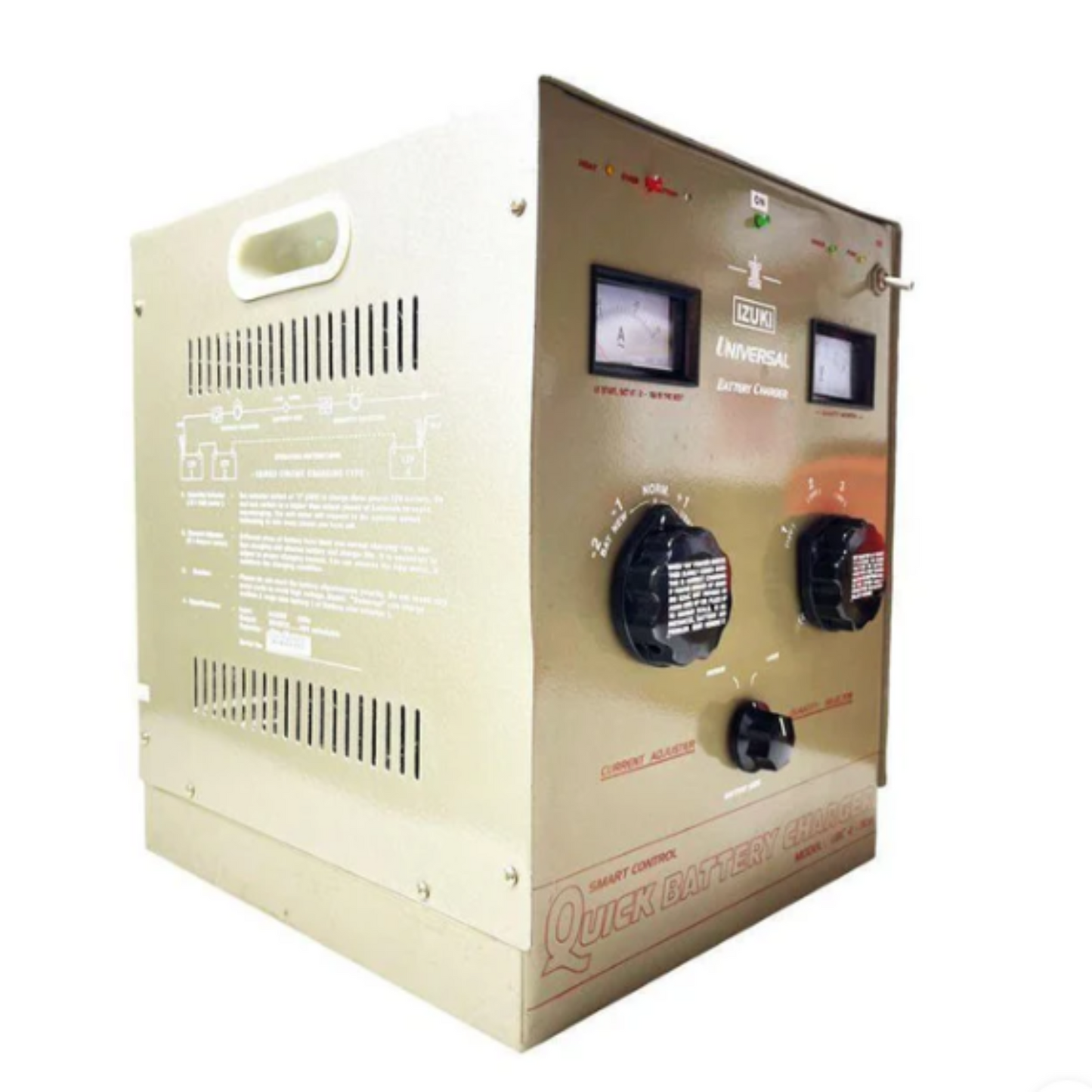 Izuki  Universal Battery Charger 30 amps with voltage meter For 12V / 24V Batteries UBC-4-30A