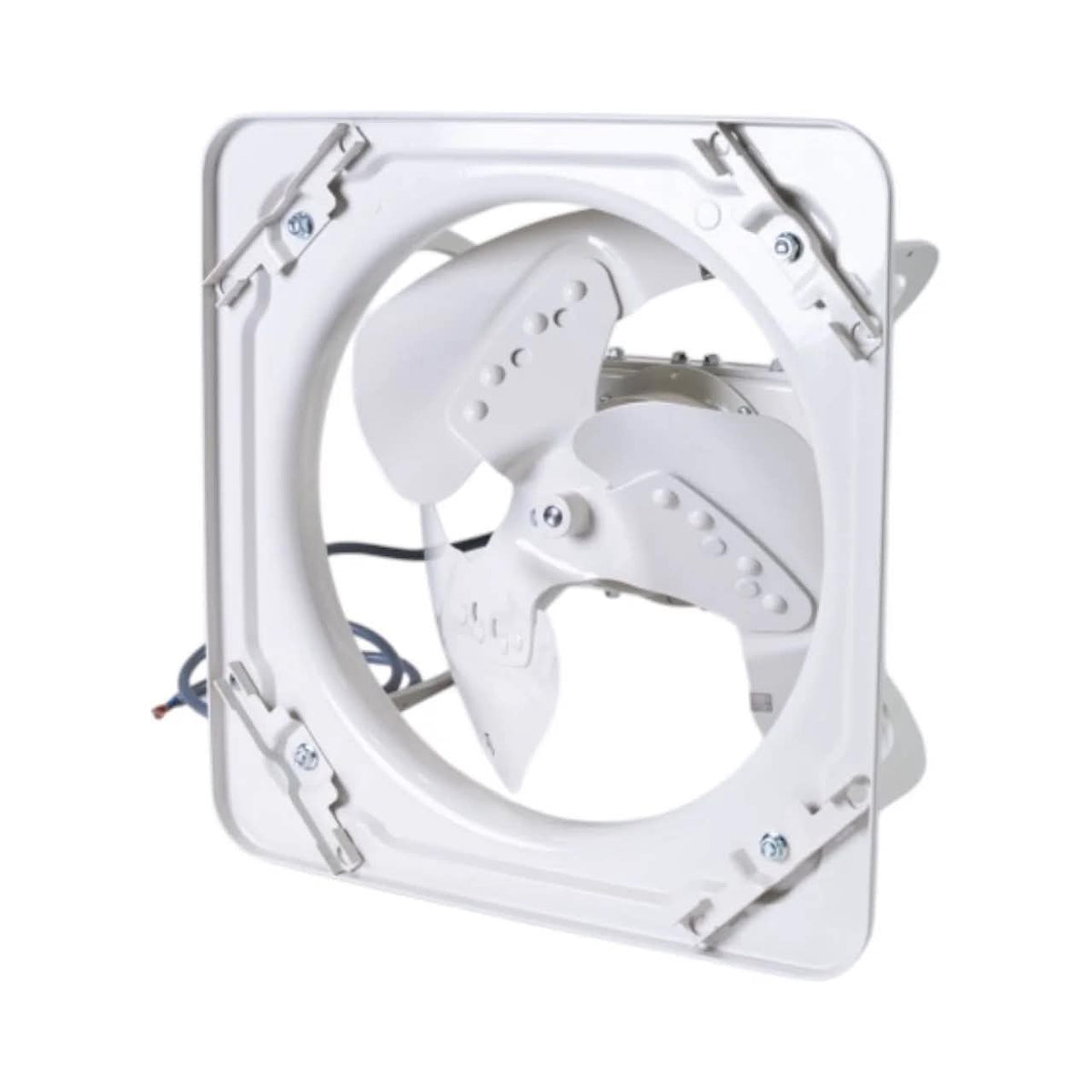 White square fan on a white background