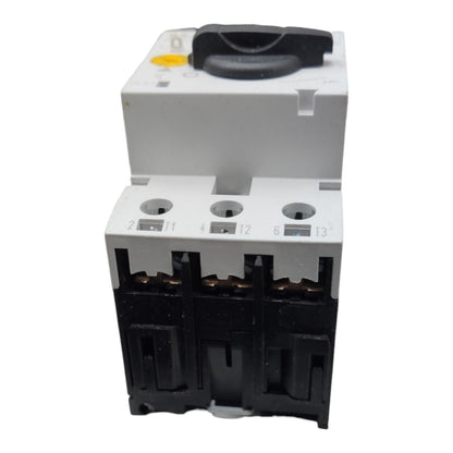 Electrical circuit breaker on a white background