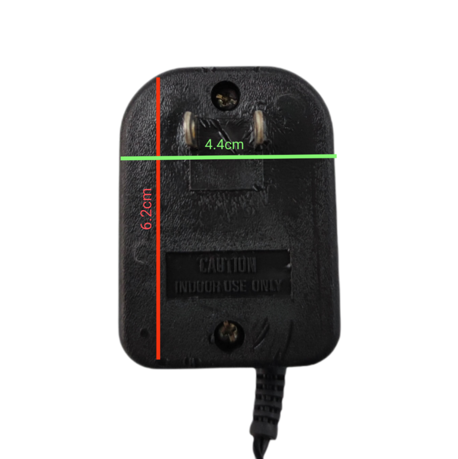 Black Cellphone Charger for Nokia 909 with dimensions 6.2 cm by 4.4 cm by knight brand