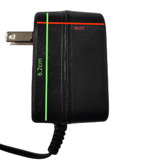Knight black cellphone charger for Nokia 909 with compact power plug and cable