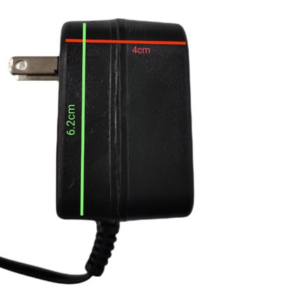 Knight black cellphone charger for Nokia 909 with compact power plug and cable