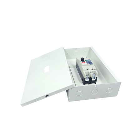 Koten 100A 2 Pole Industrial Circuit Breaker MCCB with Enclosure Nema 1 PW-100SPS100A2P