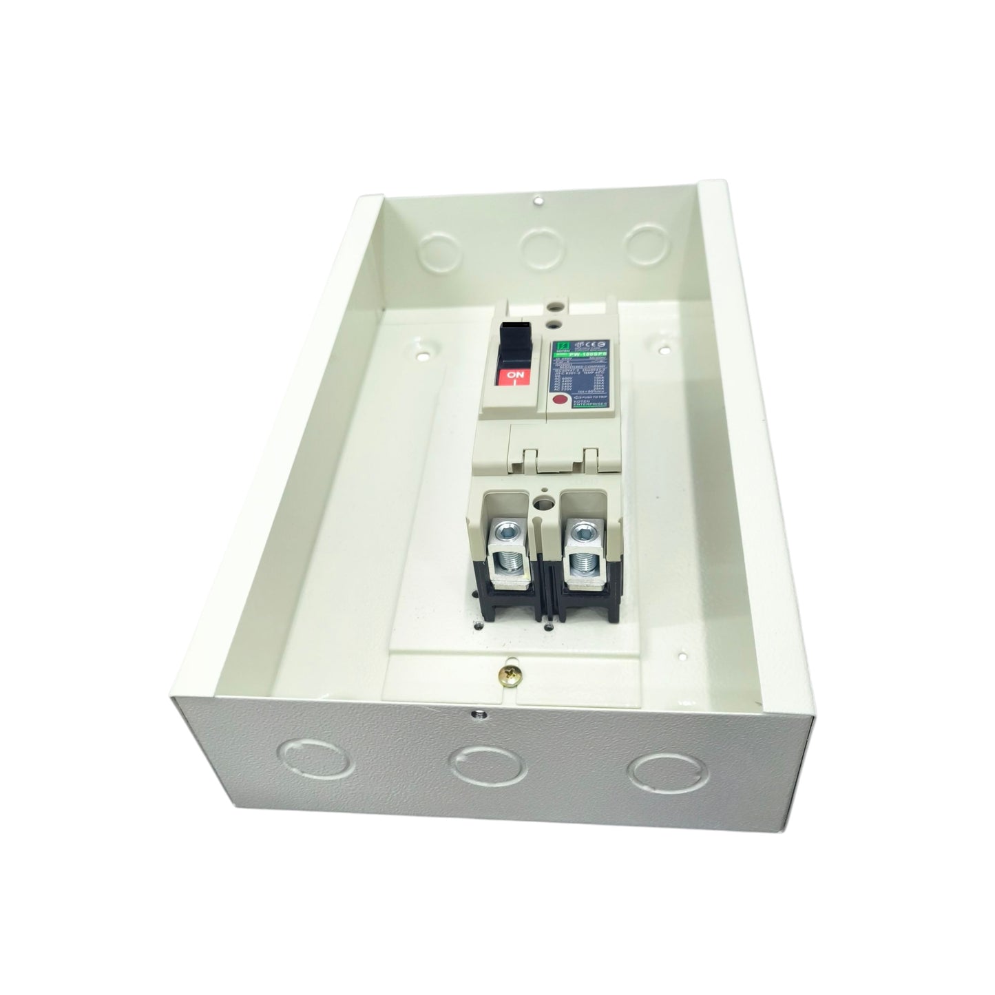 Koten 100A 2 Pole Industrial Circuit Breaker MCCB with Enclosure Nema 1 PW-100SPS100A2P