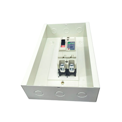 Koten 100A 2 Pole Industrial Circuit Breaker MCCB with Enclosure Nema 1 PW-100SPS100A2P