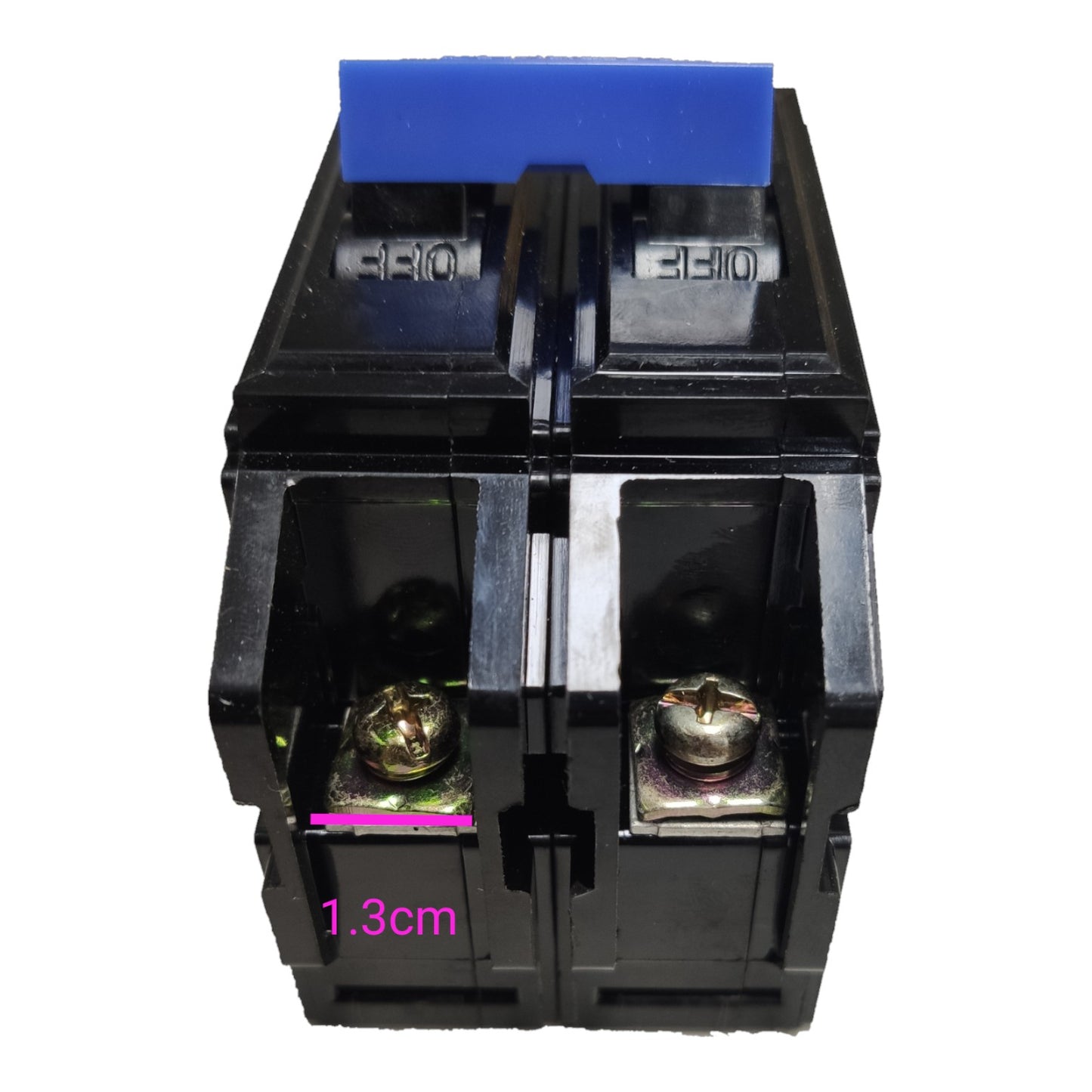 Koten 15A 2Pole 10 KAIC 220V Circuit Breaker Single Phase Bolt-on Type HPH15A2P for Safety Overload