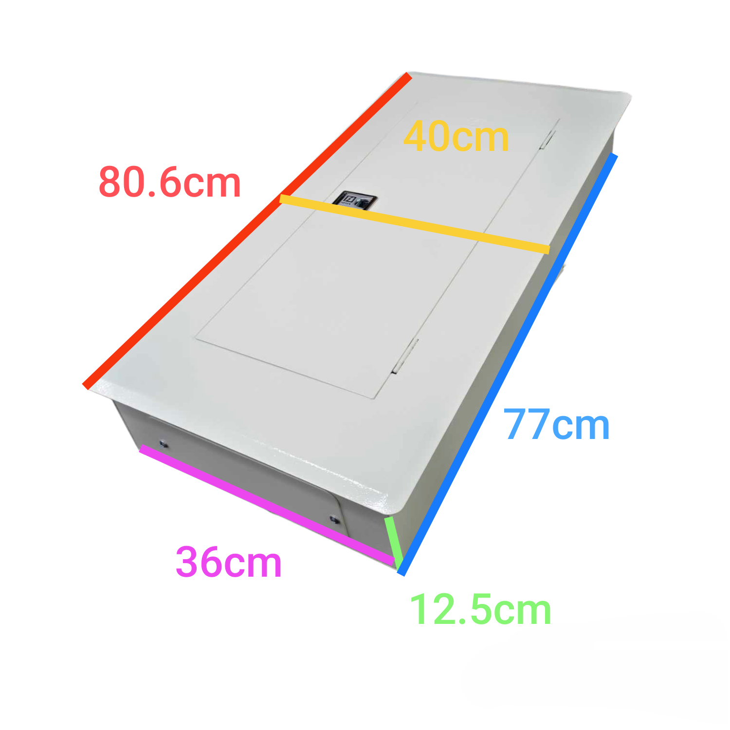 Koten 18 Branches 2 Pole Miniature KTM1 electrical circuitry panel box with dimensions