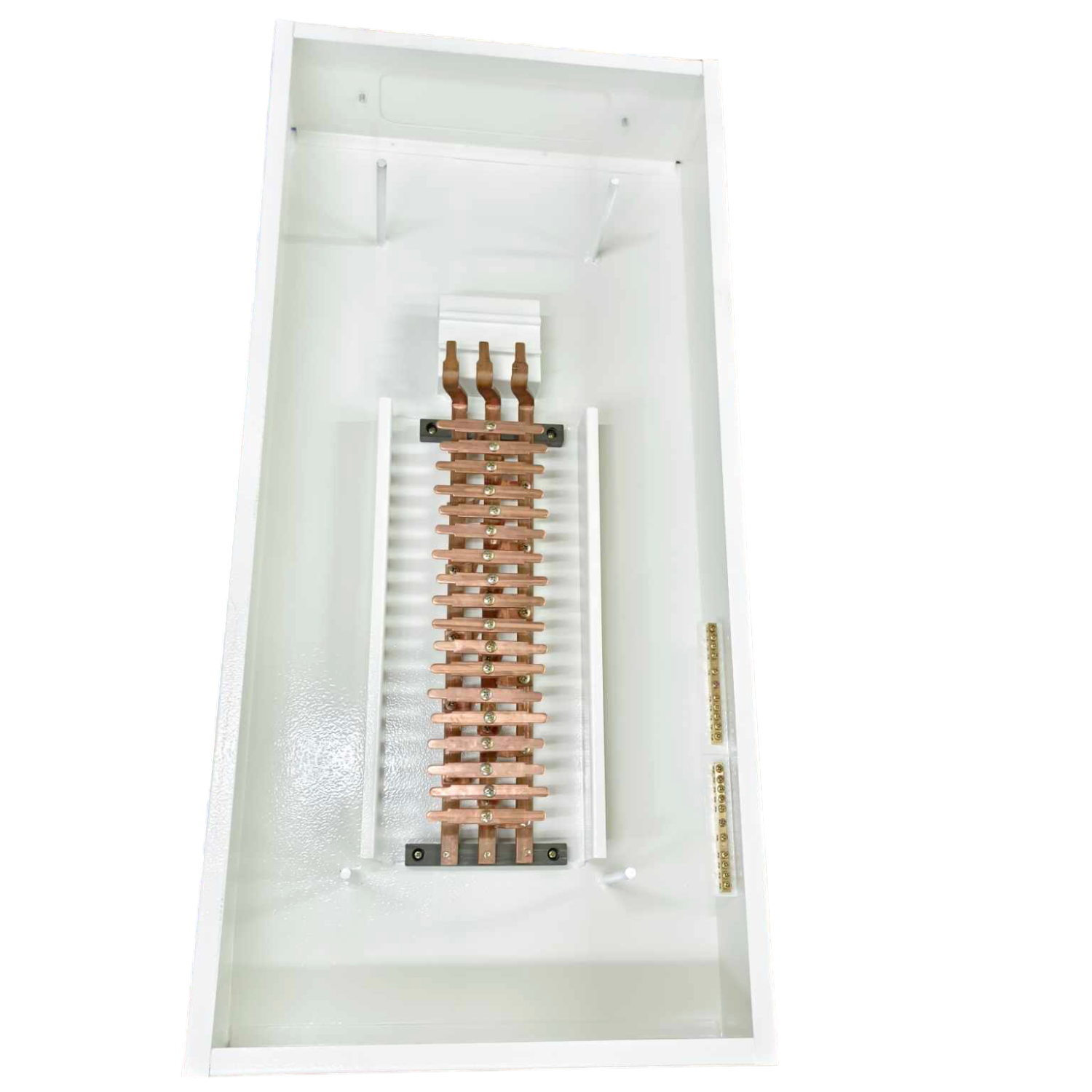 Koten 18 Branches 2 Pole Miniature KTM1 electrical circuitry part with copper connectors in white casing